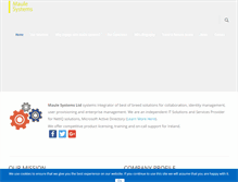 Tablet Screenshot of maulesystems.com